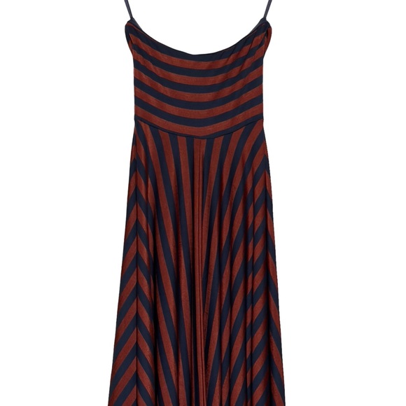 Maeve Anthropologie Penny Size XS Strapless Midi Dress - Picture 6 of 8